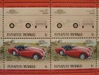 1957 TRIUMPH TR3 TR3A voiture de sport 50 timbres feuille / voiture 100 leaders du monde