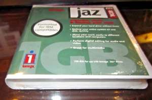 Disco PC Iomega Jaz 1 GB formateado nuevo paquete sellado al por menor - Imagen 1 de 4