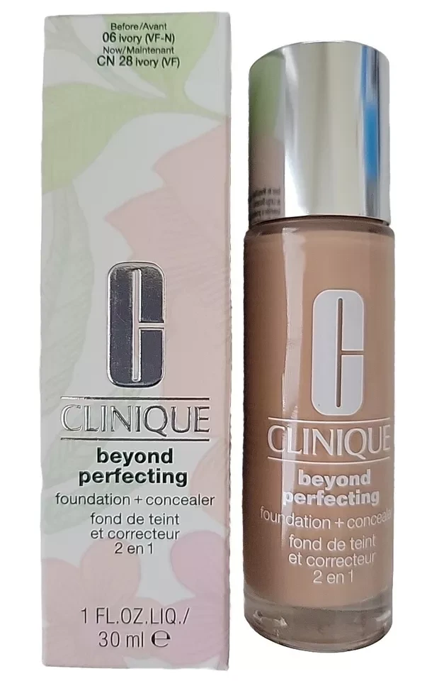 Clinique Beyond Perfecting Foundation and Concealer 06 Ivory 30ml