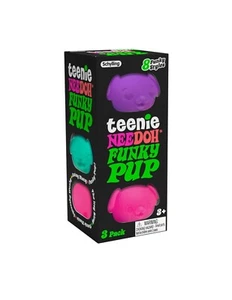 Needoh Squeeze it, pull it, smush it Set Teenie Needoh Funky Pup -One Per Orden - Picture 1 of 4