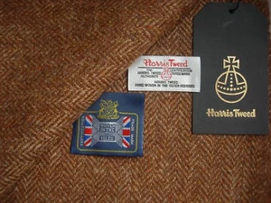 TELA DE CHAQUETA DE TWEED HARRIS 100% LANA TEJIDA A MANO HECHA EN ESCOCIA = 2 m. - Imagen 1 de 9