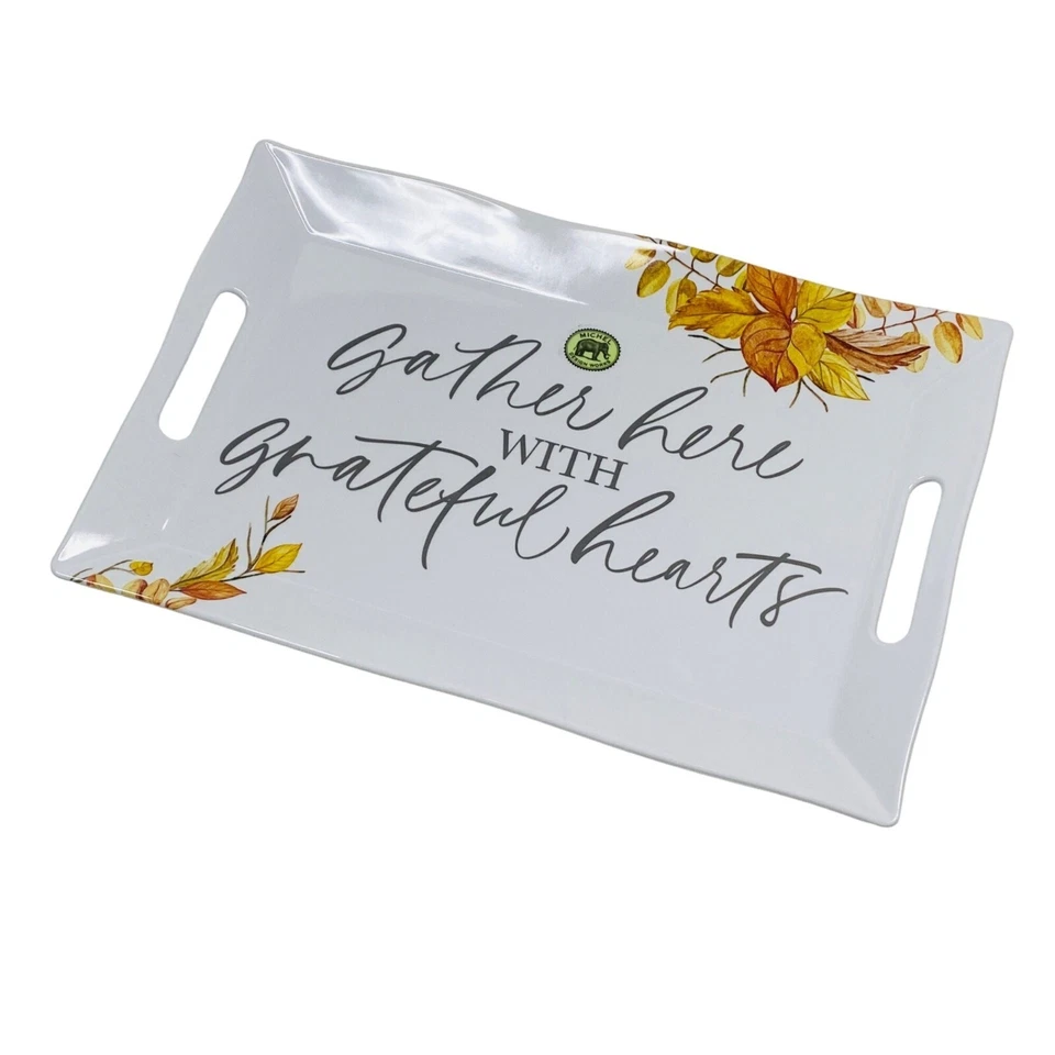 Michel Design Works Fall Gatherings Serveware Large Serving Tray with Handles - Image 1 of 1