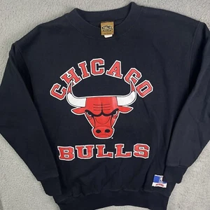 Vintage Chicago Bulls Sweater Nutmeg NBA Basketball Crew Neck Sweatshirt Large - Picture 1 of 8