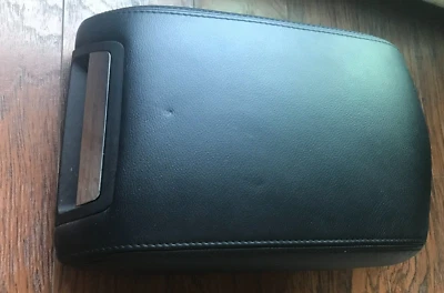 Lincoln MKT 2017-19 frontal cuero negro tapa consola reposabrazos cubierta OEM Foto 1 de 4