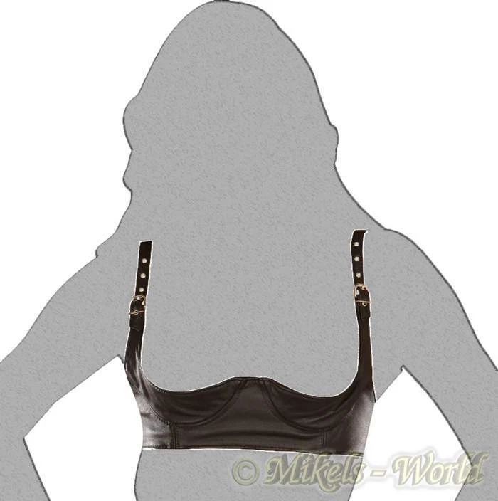 Ledapol - Cuir Véritable Soutien-Gorge Ouvert En Divers Couleurs - Bild 1 von 1