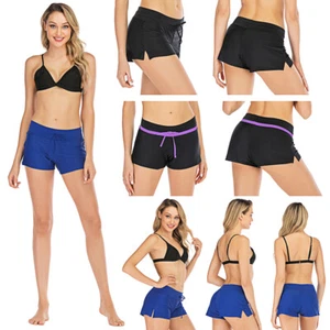 Women Swim Shorts Boardshorts Bikini Brief Bottoms Beach Pants Bathing Push-Up - Picture 1 of 15