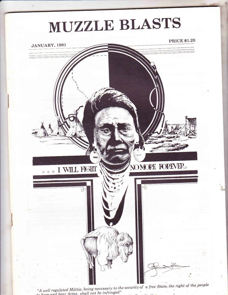 MUZZLE BLASTS MAGAZINE----------JANUARY 1981 - Image 1 of 1