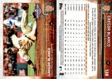 Gregor Blanco 2015 Topps Opening Day Baseball Card 138  San Francisco Giants