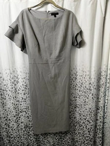 Banana Republic size 6 Gray lined dress Womens - Picture 1 of 2