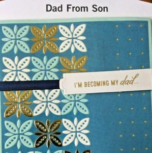 DAD from Son Birthday Card, "Happy Birthday to My Amazing Dad" Hallmark 83B - Picture 1 of 2