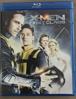 X-Men First Class Blu-ray Disc 2011 Marvel Superhero Action Movie PG-13 Sci-Fi - Image 1 of 3