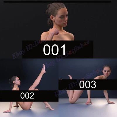 Bare Rey 1/8 1/6 1/4 3D Print Model Kit Unpainted Unassembled 3 Version NSFW - Image 1 of 4