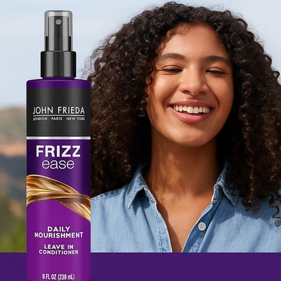 John Frieda Frizz легкий кондиционер 8 унций, защита от завивки, теплозащита и ремонт - Изображение 1 из 4