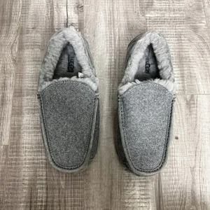 Ugg Ascot Wool Slipper in Gray Size 8 NEW - Picture 1 of 4