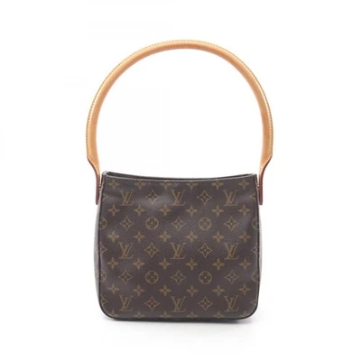 LOUIS VUITTON Looping MM Schultertasche M51146 Monogram Canvas Leder Braun Ge... - Bild 1 von 4