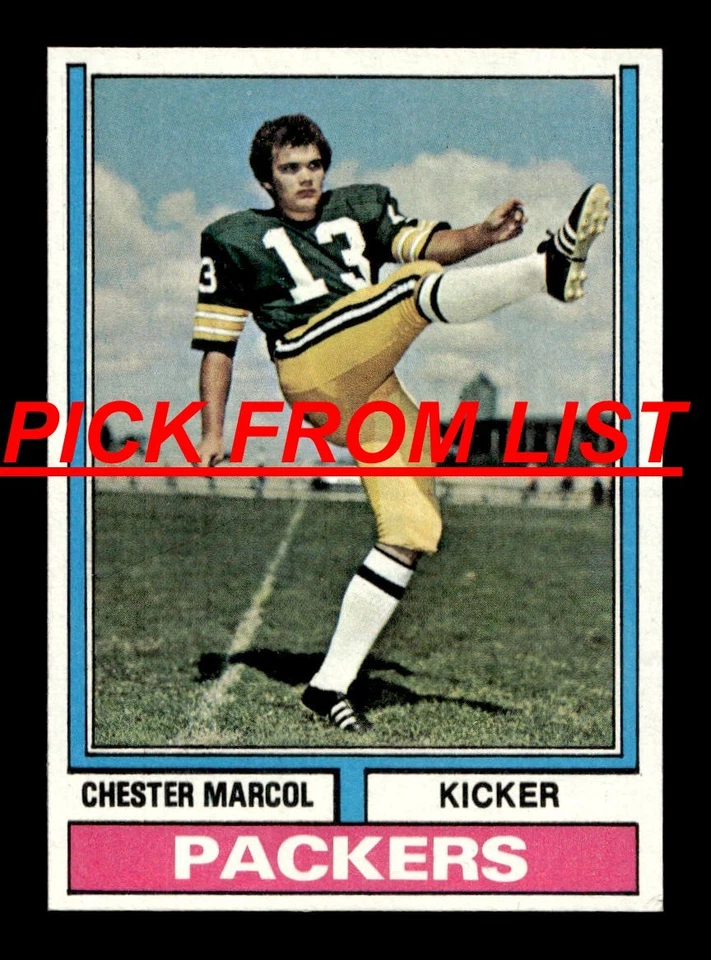 1974 Topps Football #285-528 EX/EX-MT Pick From List ALL PICTURED vv3 - Image 1 of 1