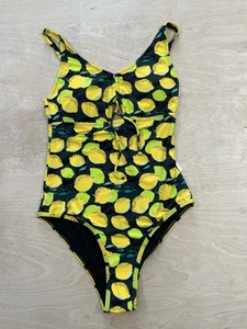 KT Swim By Knix Teens Period Proof Butterfly Stroke One-Piece Bikini Sz L - Picture 1 of 7