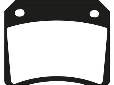 For 1973-1979 Maserati Bora Brake Pad Set Rear EBC 53269CVTQ 1974 1975 1976 1977 - Image 1 of 4