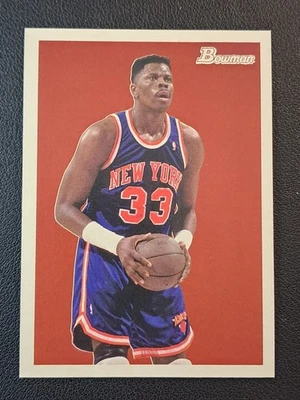 Tarjeta de baloncesto Patrick Ewing - '48 Throwback 2009 Topps - Bowman '48 #92 Knicks Foto 1 de 2