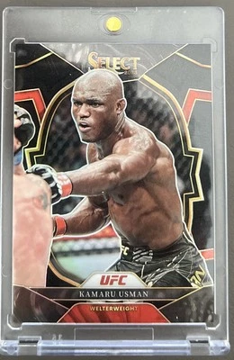 2023 Panini Select UFC Black Prizm KAMARU USMAN  1/1 !!!! - Image 1 of 4