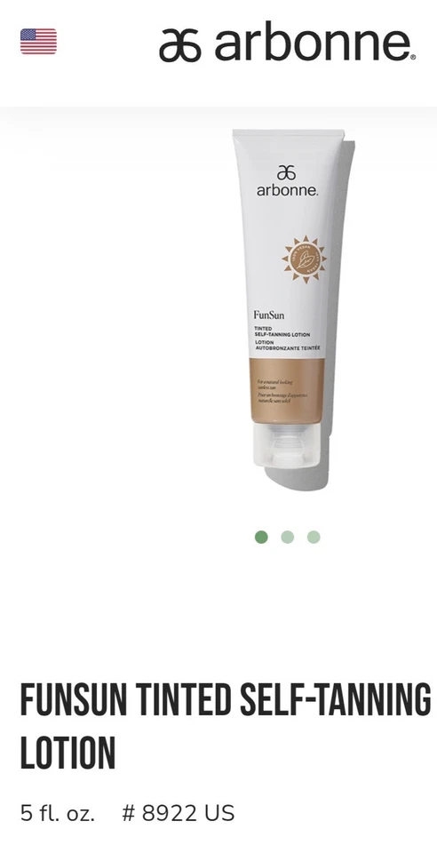 Arbonne Fun Sun Tinted Self Tanning Lotion 5 oz new In Box - Изображение 1 из 1