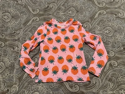 Hanna Andersson Strawberry Rashguard Swim для девочек 5 110 розовая - Изображение 1 из 3