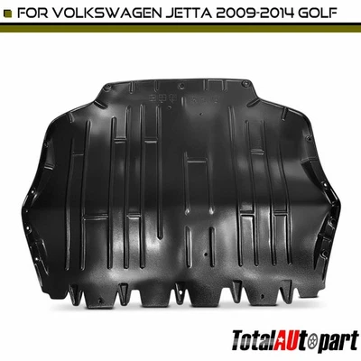 Protector contra salpicaduras de motor para Volkswagen Jetta 2009-2014 Golf 2010-2014 inferior delantero Foto 1 de 4