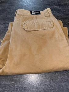 Pantalones Express Vintage Caqui Para Hombre Talla 32/34 Calce Suelto Vintage Chino Nuevos 11A - Imagen 1 de 16