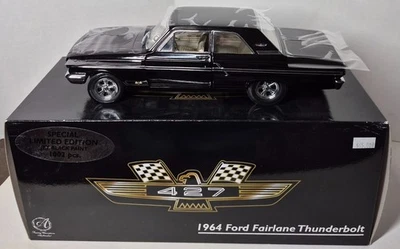 1964 Ford Fairlane Thunderbolt RC2 Diecast 1:18 Car - Black - Image 1 of 4
