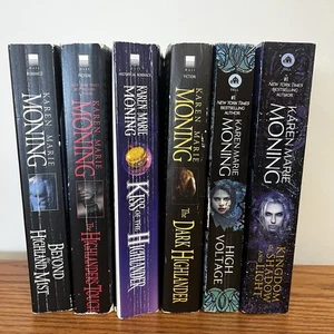 Karen Marie Moning Lot Of 6 HIGHLANDER 1,3,4,5 Fever 10,11 Paperbacks GOOD - Bild 1 von 10