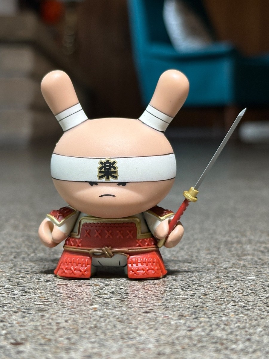 kidrobot dunny HUCK GEE 2体セット The Blot Says: Gold Life Black Kabuki & Kitsune 3” Dunny