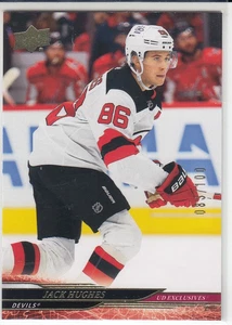 JACK HUGHES - 24/25 UPPER DECK UD EXCLUSIVES #083/100 - Picture 1 of 1
