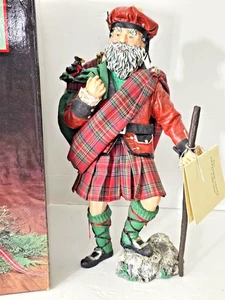 Vintage Midwest MacNicholas Heritage Santa Collection Stoffmaché 4-teiliges Set 12 Zoll - Bild 1 von 12