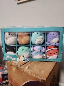 Squishmallows 8-Pack Mini 5" Sea Creature Sheldon Kai Violet Ricky  New In Box - Picture 1 of 2
