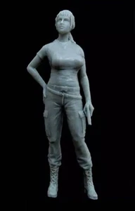 1/35 Resin Model Kit Modern IDF Soldier Girl Woman Unpainted - Picture 1 of 1