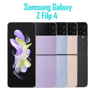 New Samsung Galaxy Z Flip4 5G SM-F721B 8GB RAM 128/256GB ROM Unlocked Smartphone - Image 1 of 4
