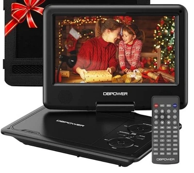 DBPOWER 11.5" Portable DVD Player 5 Hour Built-in Battery 9" Swivel Screen NIB - Image 1 of 4