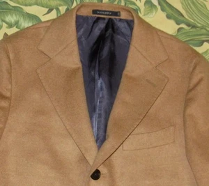 SUITSUPPLY Abrigo Chaqueta Marrón Claro Bebé Camelhair US 38R - Imagen 1 de 6