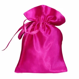 Potli Plain 25 Favor Gift Favour Satin Drawstring Small Pouches Party Bag Women - Picture 1 of 11