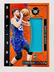 Vasilije Micic 2023-24 Panini Obsidian #EM-MIC Jersey Patch Orange Rookie /99 - Picture 1 of 2