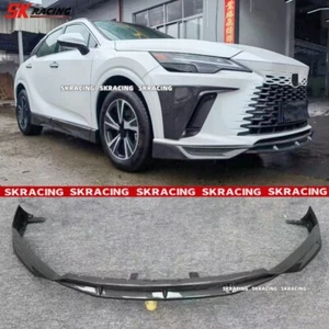 Fits 2023-2025 Lexus RX350H RX450H+ Carbon Fiber Front Bumper Lip Splitter Kits - Picture 1 of 10