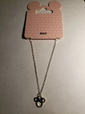 COLLAR PIEDRA NACIMIENTO MAYO MICKEY MOUSE DISNEY NUEVO Foto 1 de 2