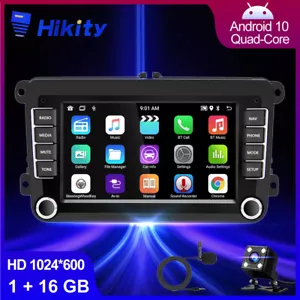7" Android 10 Car Stereo Radio For VW Golf 5 6 Polo Passat Jetta GPS Navi Camera - Picture 1 of 12