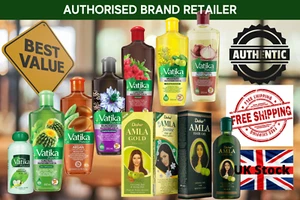 Dabur Vatika Multivitamin Hair Oils - Amla,Blackseed,Cactus,Argan,Almond,Castor - Picture 1 of 21