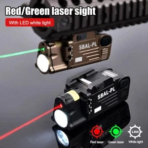 SBAL-PL Laser Flashlight Red Green Laser Constant Strobe Light for 20mm Rail BR - Picture 1 of 19