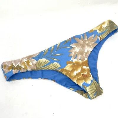 Bikini Billabong Traje de baño Traje de baño Parte inferior Mujer Talla M Azul Floral Reversible Foto 1 de 4