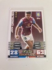 2014-15 Topps Match Attax EPL Jack Grealish #9 Aston Villa Rookie RC