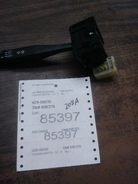 Column Switch Turn Signal And Headlamps Fits 87-93 NISSAN PICKUP 100510 - Image 1 of 1