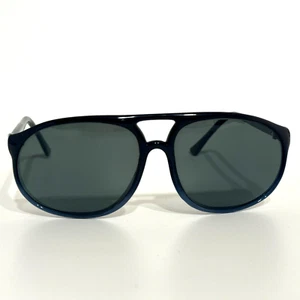 Ocean Waves Aviator Polarized Sunglasses Blue Ombre + Case - Picture 1 of 10
