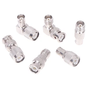 BNC To TNC Male Plug Female Jack RF Connector Wire Terminals Straight Bend - Afbeelding 1 van 17